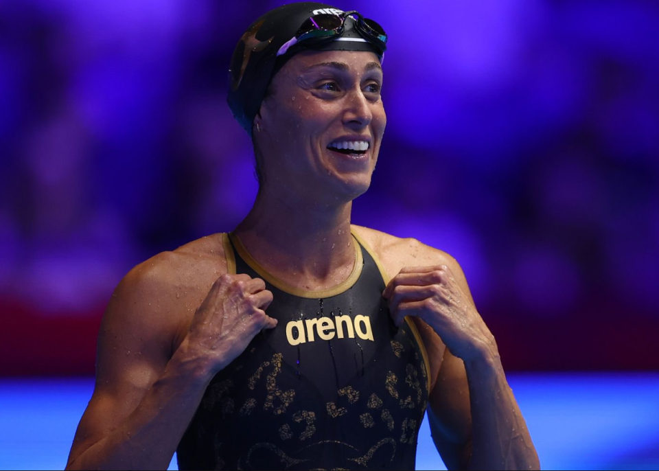 美国游泳选手克罗塞特夺得女子400米混合泳冠军 美国游泳选手克罗塞特夺得女子400米混合泳冠军